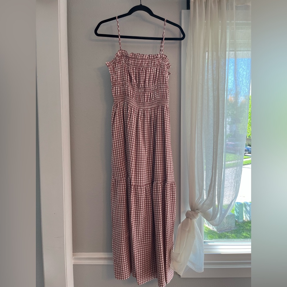 Neuflora Red Gingham Dress